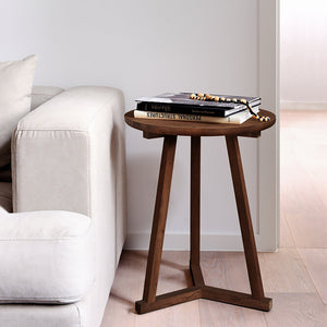 Oak Tripod Side Table - Hausful - Modern Furniture, Lighting, Rugs and Accessories (4470228647971)
