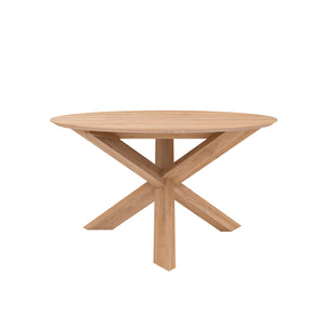 Oak Circle Dining Table - Hausful - Modern Furniture, Lighting, Rugs and Accessories (4470228779043)