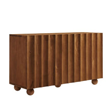 Load image into Gallery viewer, Sorren Scalloped Wood 3-Door Sideboard
