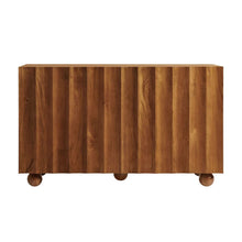 Load image into Gallery viewer, Sorren Scalloped Wood 3-Door Sideboard