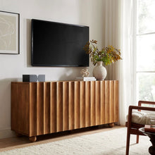 Load image into Gallery viewer, Sorren Scalloped Wood 4-Door Sideboard