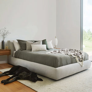Cello Upholstered Storage Bed - Fabric - Hausful