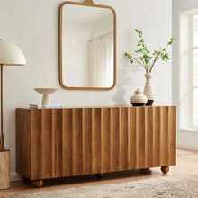 Load image into Gallery viewer, Sorren Scalloped Wood 4-Door Sideboard