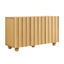 Load image into Gallery viewer, Sorren Scalloped Wood 3-Door Sideboard