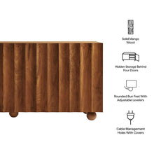Load image into Gallery viewer, Sorren Scalloped Wood 4-Door Sideboard