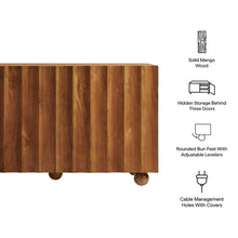 Load image into Gallery viewer, Sorren Scalloped Wood 3-Door Sideboard