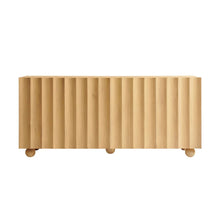 Load image into Gallery viewer, Sorren Scalloped Wood 4-Door Sideboard