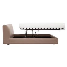 Load image into Gallery viewer, Cello Upholstered Storage Bed - Leather - Hausful