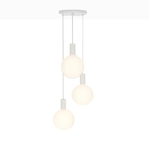 Alumina Sphere V Triple Pendant - Hausful