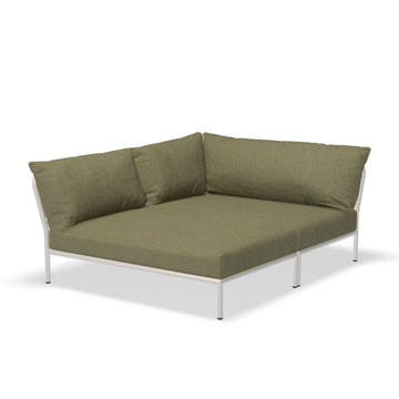 Level Cozy Corner Sofa - White Frame - Hausful