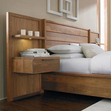 Load image into Gallery viewer, Phase Bed with Panel Nightstand Extentions