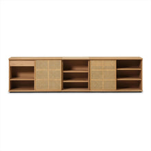 Load image into Gallery viewer, Plank Cane Dining Sideboard - 117.5&quot;