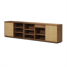 Load image into Gallery viewer, Plank Cane Dining Sideboard - 117.5&quot;
