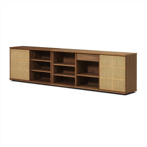 Plank Cane Dining Sideboard - 117.5"