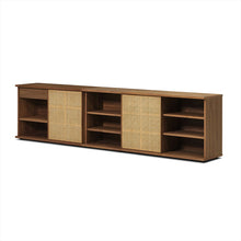 Load image into Gallery viewer, Plank Cane Dining Sideboard - 117.5&quot;