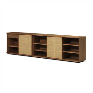 Plank Cane Dining Sideboard - 117.5"
