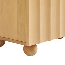 Load image into Gallery viewer, Sorren Scalloped Wood 3-Door Sideboard