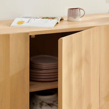 Load image into Gallery viewer, Sorren Scalloped Wood 4-Door Sideboard