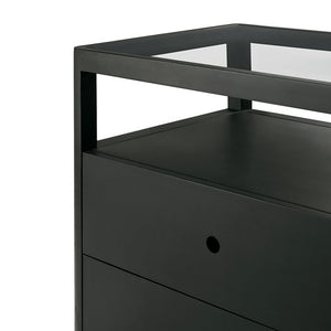 Spindle Dresser - Black Oak