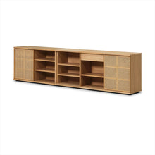Load image into Gallery viewer, Plank Cane Dining Sideboard - 117.5&quot;