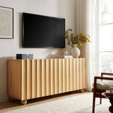 Load image into Gallery viewer, Sorren Scalloped Wood 4-Door Sideboard