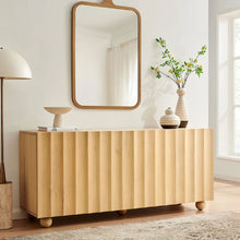 Load image into Gallery viewer, Sorren Scalloped Wood 4-Door Sideboard