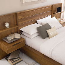 Load image into Gallery viewer, Phase Bed with Panel Nightstand Extentions