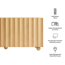 Load image into Gallery viewer, Sorren Scalloped Wood 4-Door Sideboard