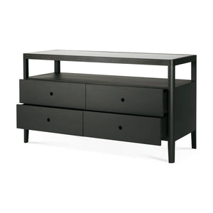 Spindle Dresser - Black Oak