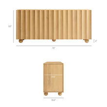 Load image into Gallery viewer, Sorren Scalloped Wood 4-Door Sideboard