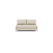 Load image into Gallery viewer, Cubed Full Sleeper Sofa with Oak Legs — Halifax Shell — 01 sofa front