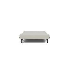 Load image into Gallery viewer, Cubed Full Sleeper Sofa with Oak Legs — Mixed Dance Natural — 03 bed front