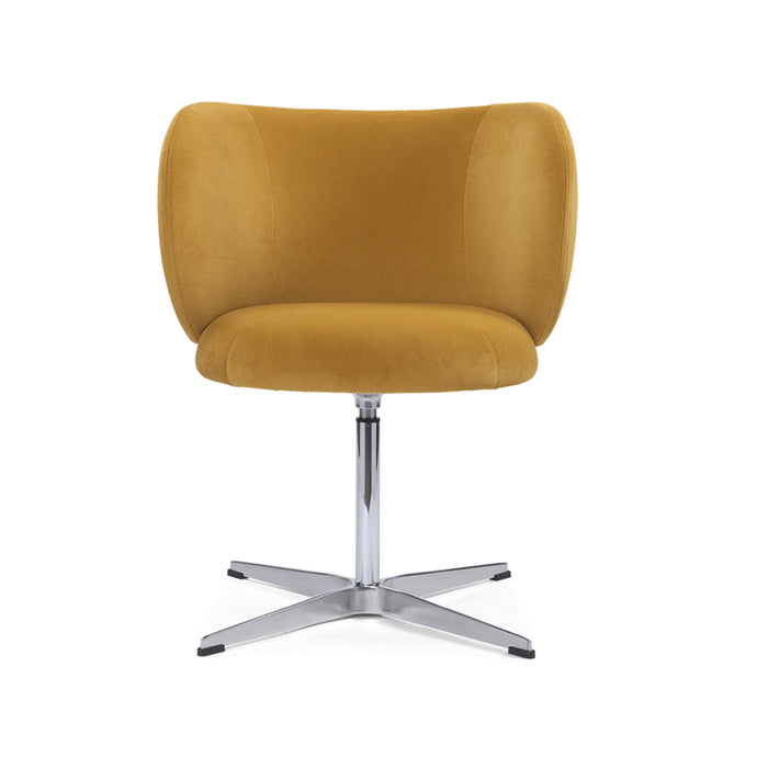 Rico Swivel Dining Chair - Velvet - Hausful