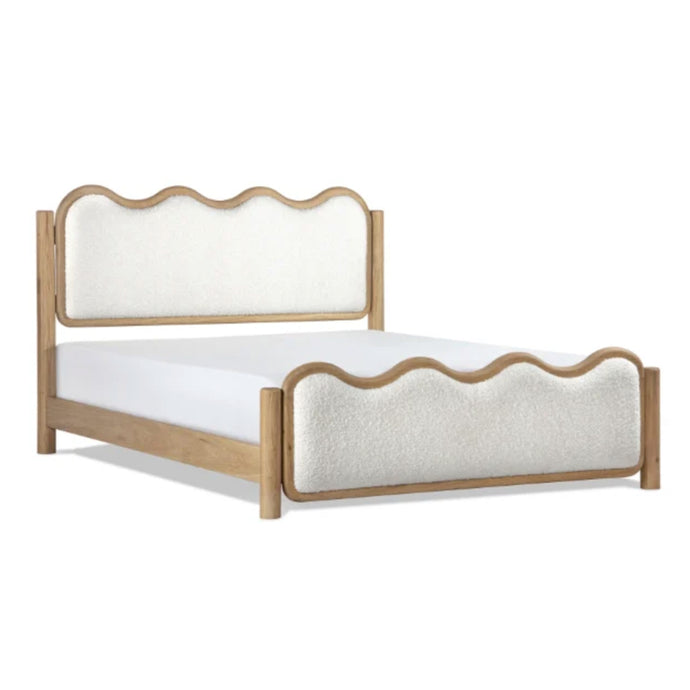 Swirl Upholstered Bed - Hausful