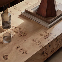 Load image into Gallery viewer, Burl Storage Coffee Table - Hausful