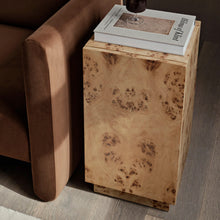 Load image into Gallery viewer, Burl Side Table with Storage - Hausful
