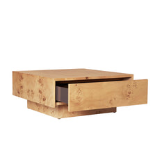 Load image into Gallery viewer, Burl Storage Coffee Table - Hausful