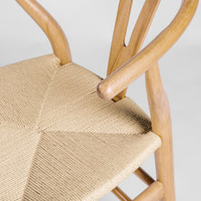 Load image into Gallery viewer, Wishbone Stool - Natural - Hausful