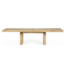 Load image into Gallery viewer, Oak Double Extendable Dining Table - 79&quot; to 118&quot; - Hausful