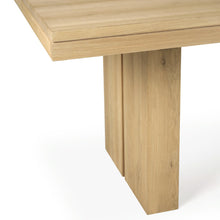 Load image into Gallery viewer, Oak Double Extendable Dining Table - 79&quot; to 118&quot; - Hausful
