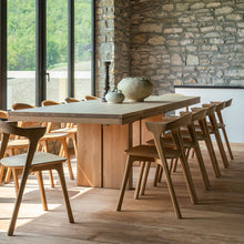 Load image into Gallery viewer, Oak Double Extendable Dining Table - 79&quot; to 118&quot; - Hausful