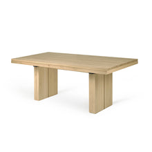 Load image into Gallery viewer, Oak Double Extendable Dining Table - 79&quot; to 118&quot; - Hausful