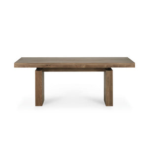 Teak Double Extendable Dining Table- 79" to 118" - Hausful