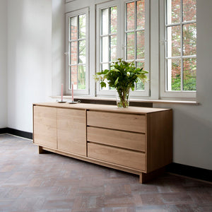 Oak Wave Sideboard - 81"