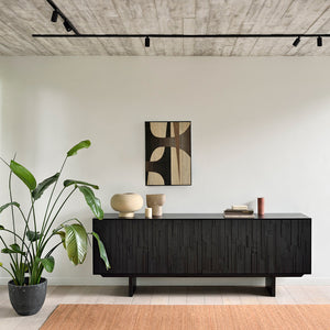 Teak Mosaic Sideboard - Hausful