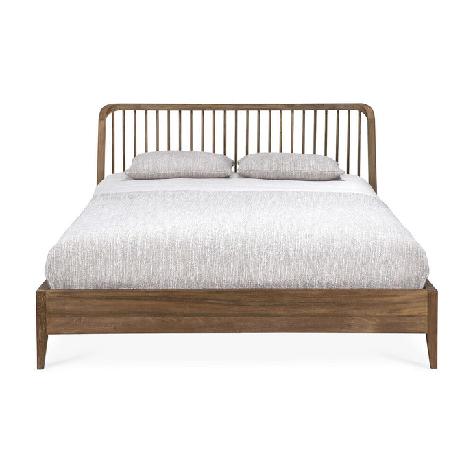 Spindle Bed Teak - Hausful