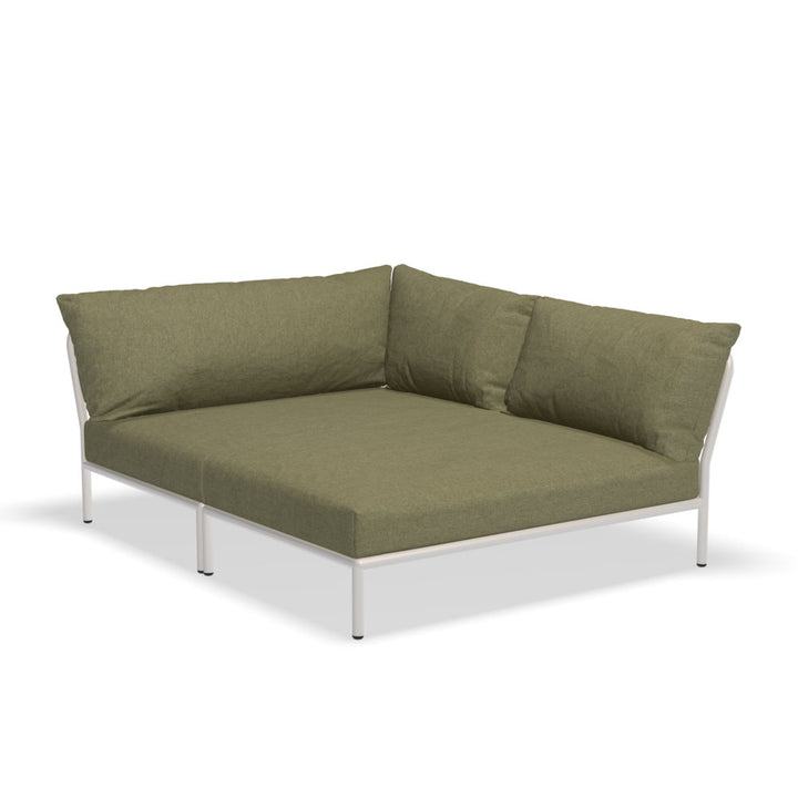 Level Cozy Corner Sofa - White Frame - Hausful