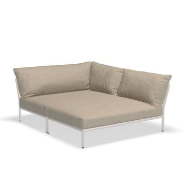 Level Cozy Corner Sofa - White Frame - Hausful
