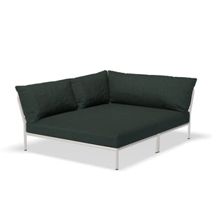 Level Cozy Corner Sofa - White Frame - Hausful