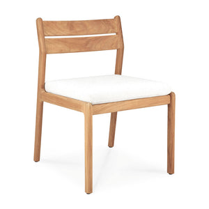 Jack Teak Outdoor Dining Chair No Armrest